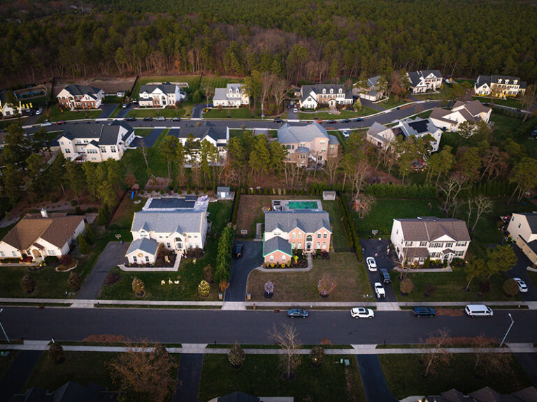 Discover The Best Towns In Monmouth County NJ Black Star   Aerial View Of American Residential 768x576 